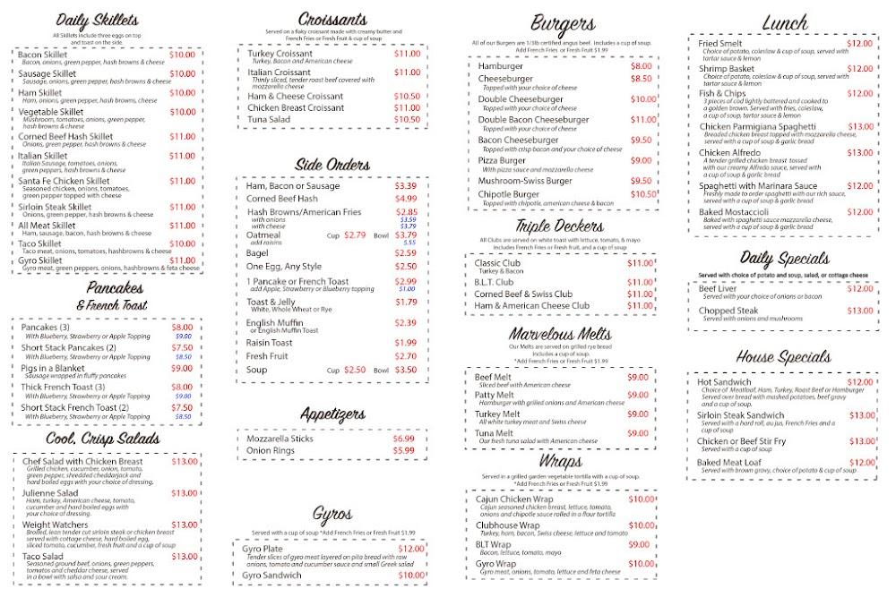 Falls Cafe Menu image 2