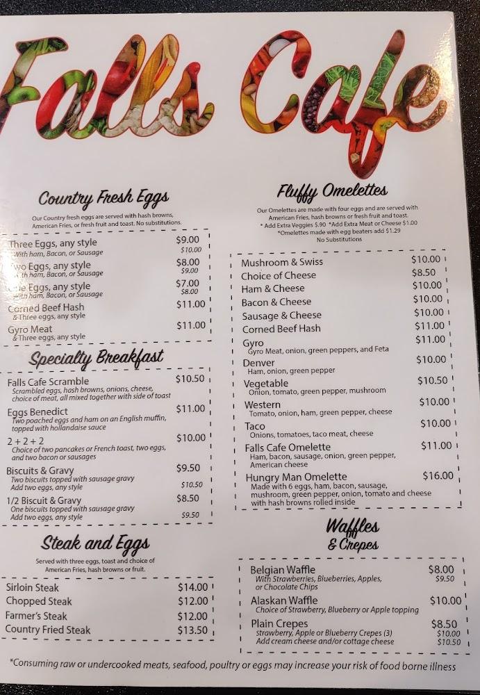 Falls Cafe Menu image 3